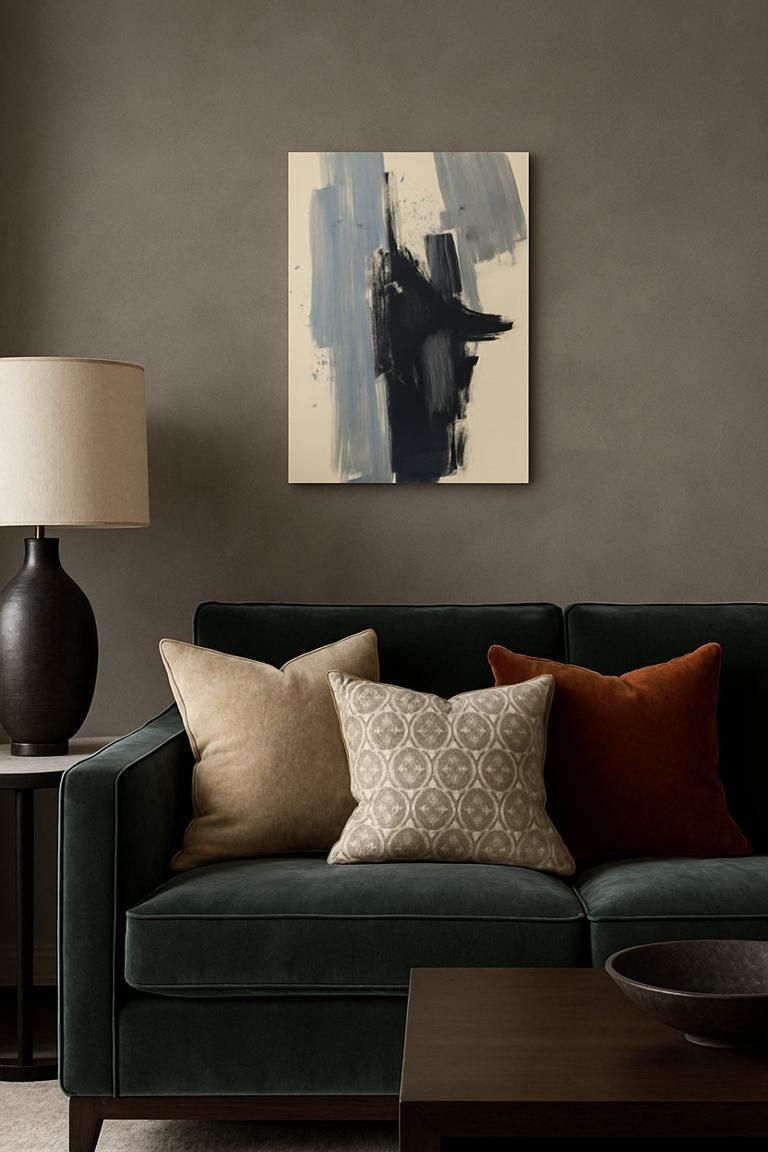 Bengt Orup, Sweden Artist. Watercolor On Paper. Abstract Composition photo vinterior