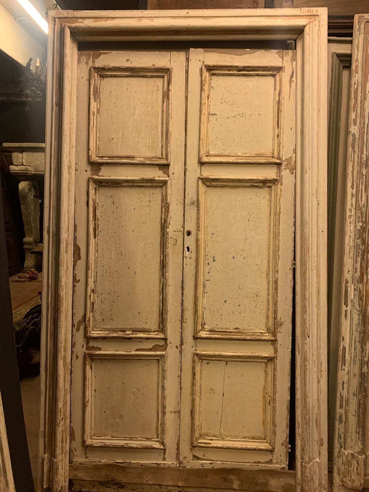 Set Of No.4 Interior Lacquered And Framed Doors, Italy photo buy