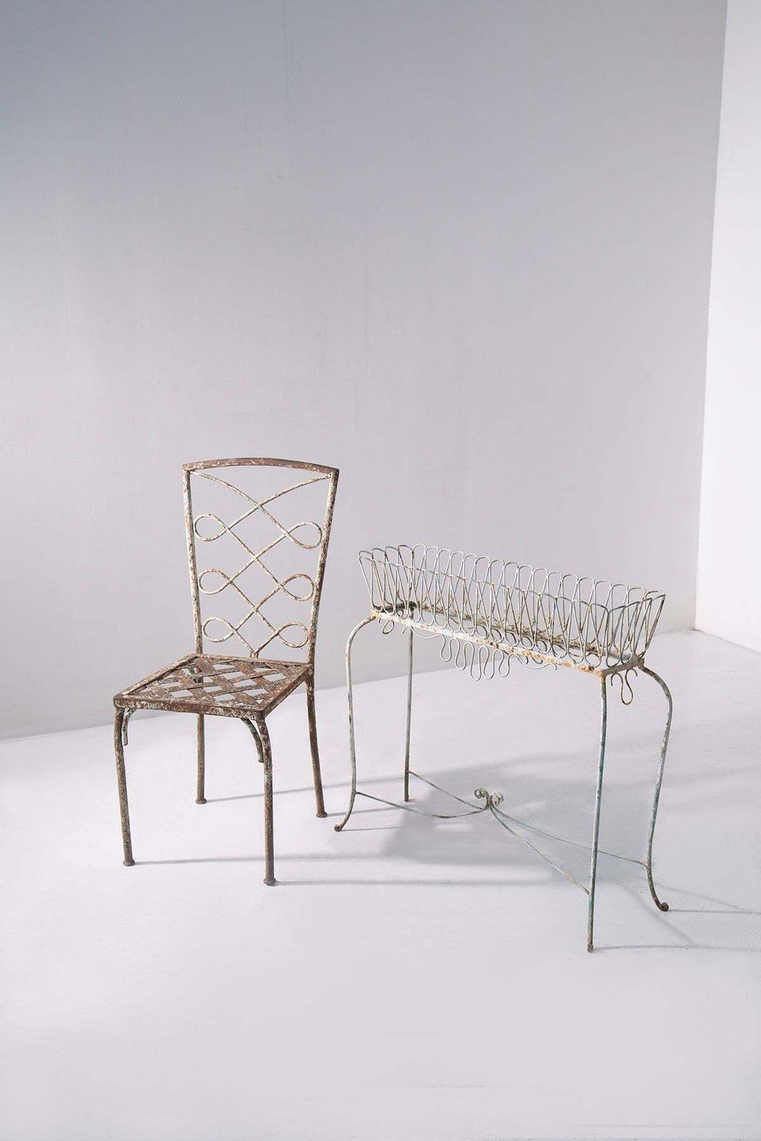 Garden Chair For Casa E Giardino, Attributed To Gio Ponti photo for sale