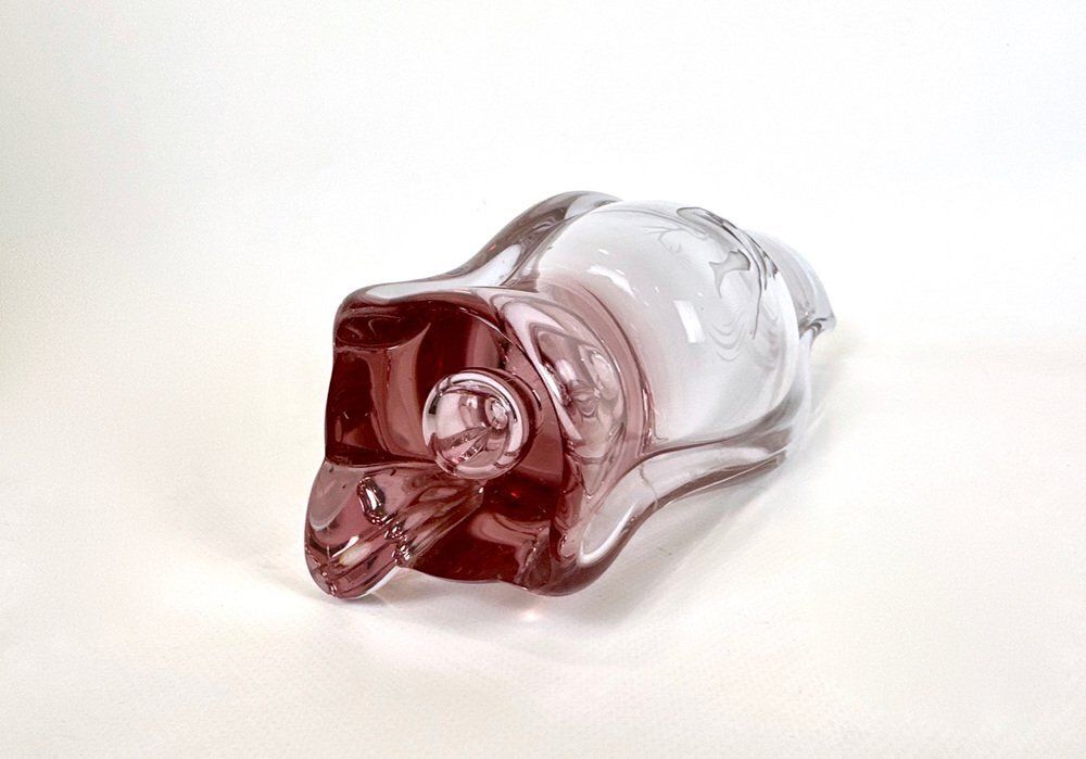 Alexandrite Glass Vase By Miloslav Klinger For železný Brod, 1960s photo vinterior