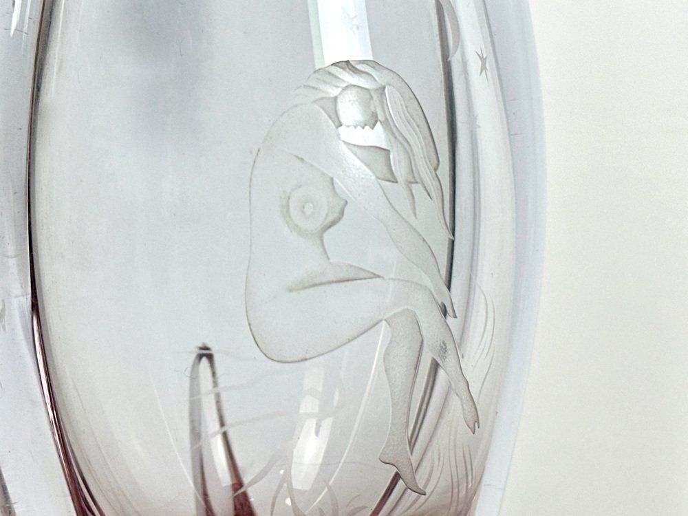 Alexandrite Glass Vase By Miloslav Klinger For železný Brod, 1960s photo buy