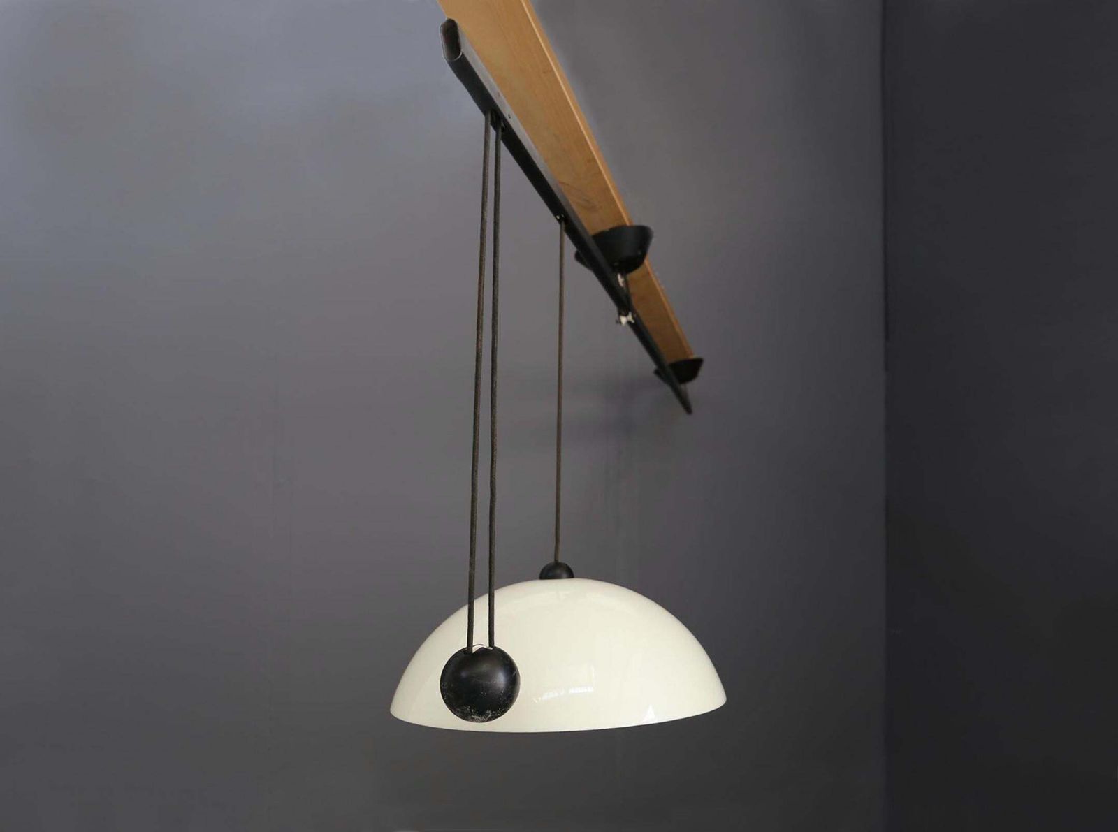 Vico Magistretti Italian Wall Lamp Model "L'impiccato" By Artemide photo vinterior