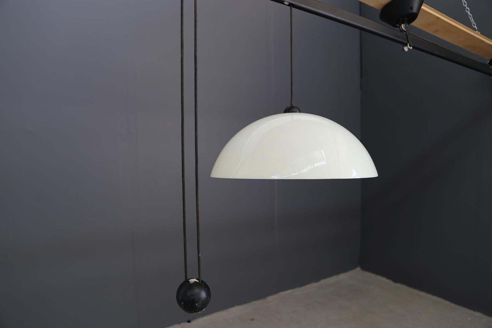 photo furniture Vico Magistretti Italian Wall Lamp Model "L'impiccato" By Artemide