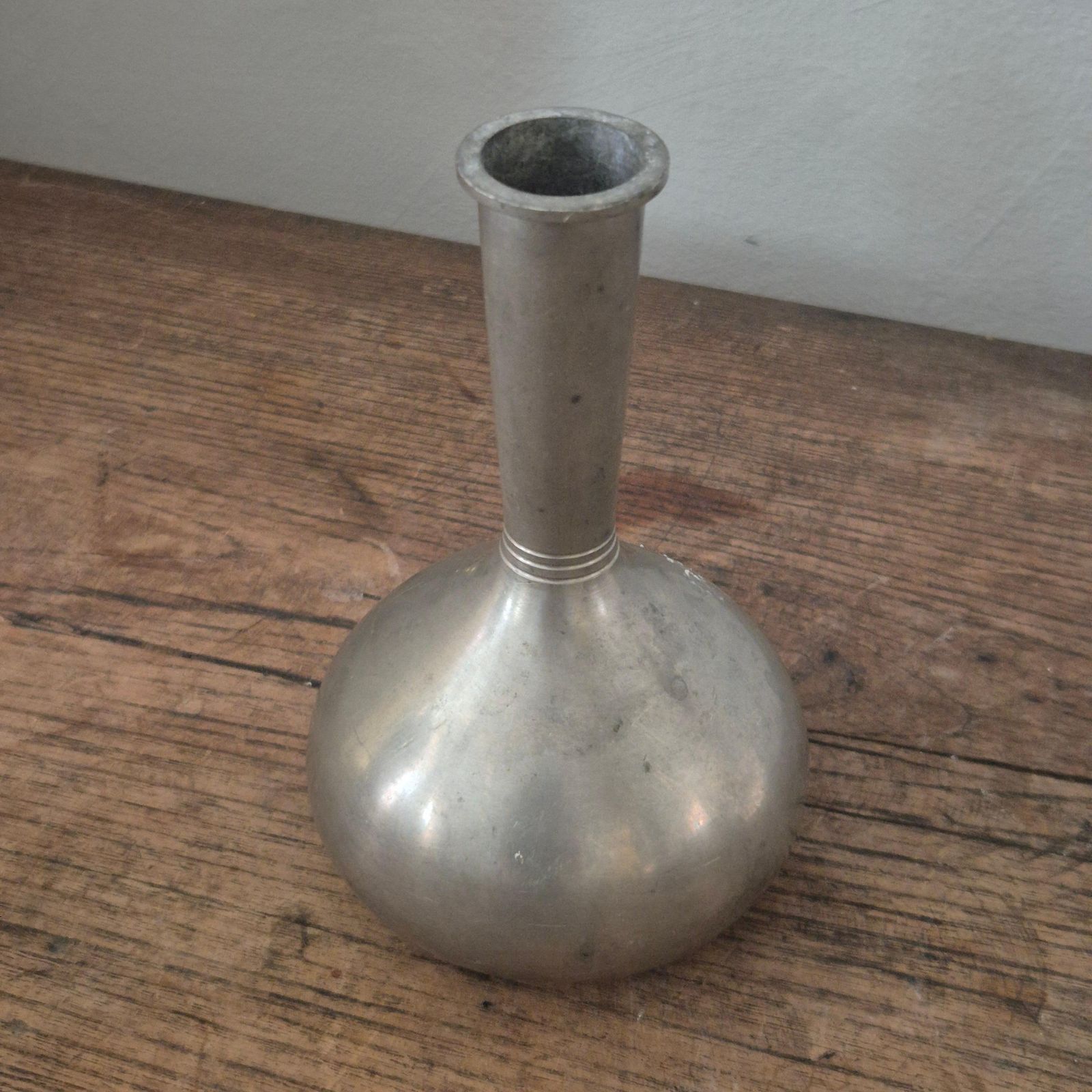 Beautiful Rare Vase In Pewter, Swedish Funkis 1937 photo Home Decor