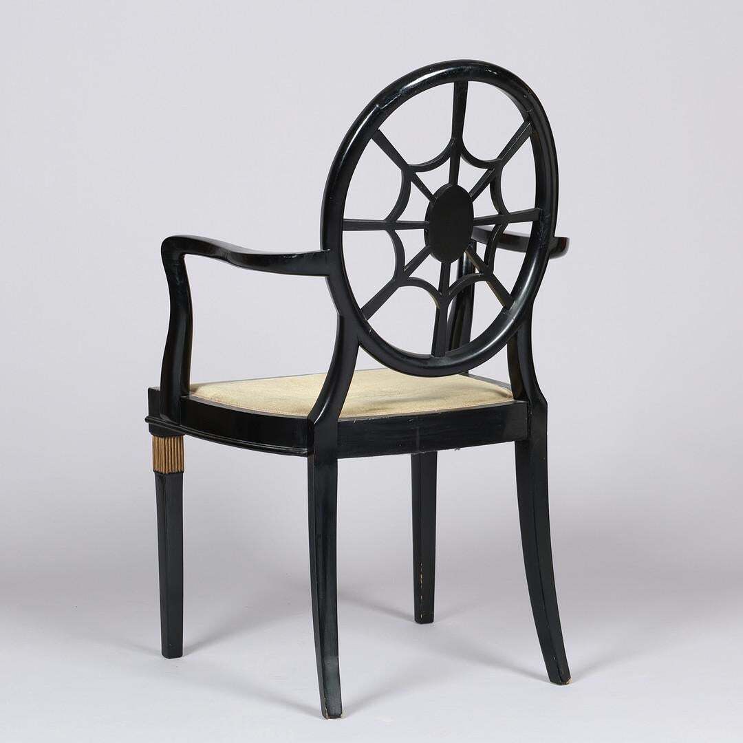 Spiderback Chair, Similar To Design By Edwin Lutyens, 1930/40s photo vinterior
