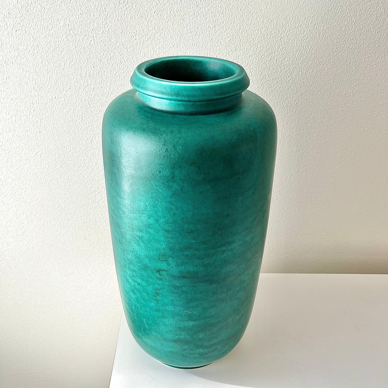 Large Scandinavian Modern Ceramic Vase By Wilhelm Kåge For Gustavsberg Sweden. photo furniture