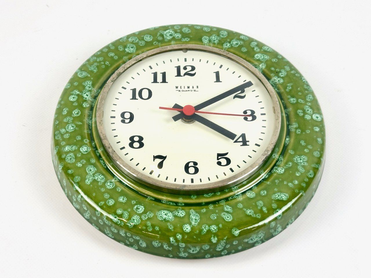 Ceramic Kitchen Wall Clock From Weimar, 1960s photo furniture