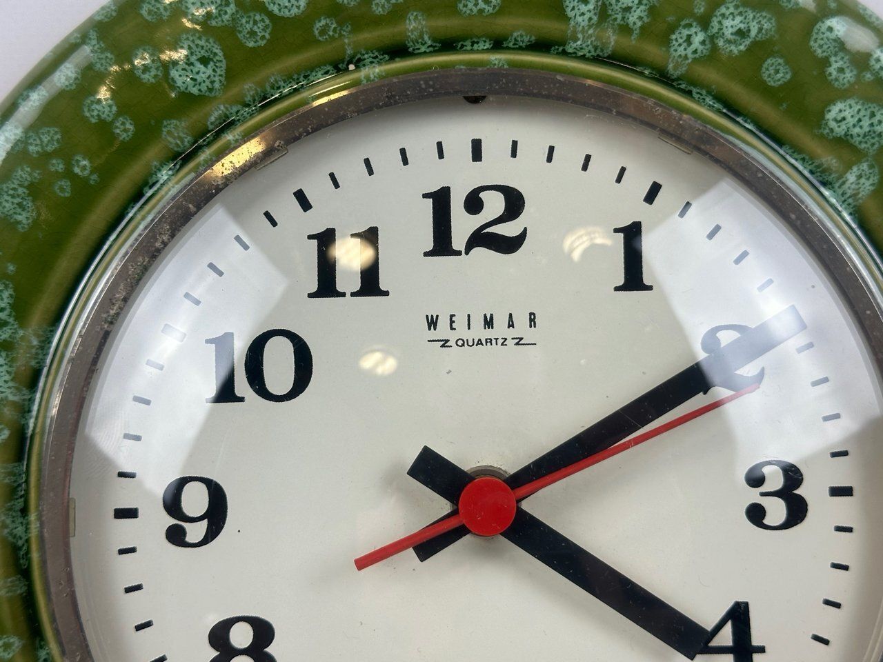 Ceramic Kitchen Wall Clock From Weimar, 1960s photo 195.0