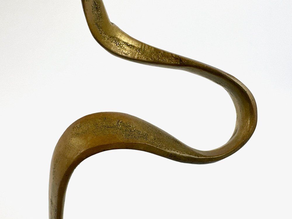Mid Century Bronze Amadeus Series Candleholder Attributed To Kurt Jesch For Fratelli Tonini, 1950s photo vinterior
