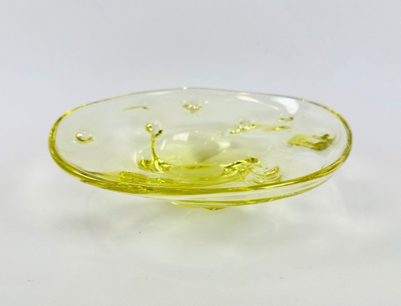 Art Glass Bowl By Josef Hospodka For Chribska Glassworks, 1960s photo for sale