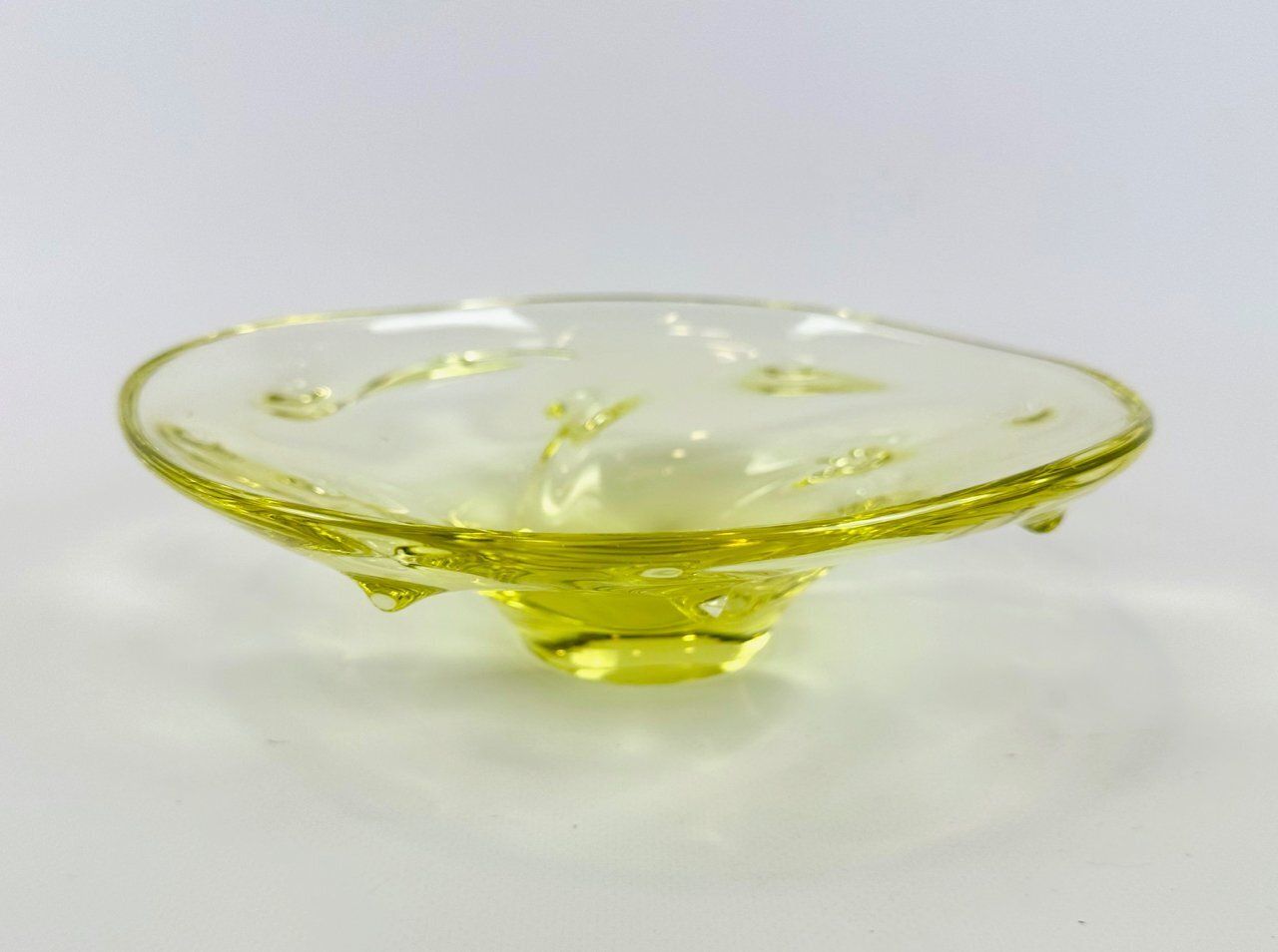 Art Glass Bowl By Josef Hospodka For Chribska Glassworks, 1960s photo 217.0