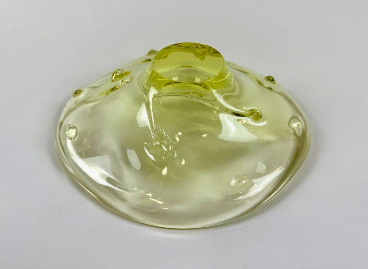 Art Glass Bowl By Josef Hospodka For Chribska Glassworks, 1960s photo vinterior
