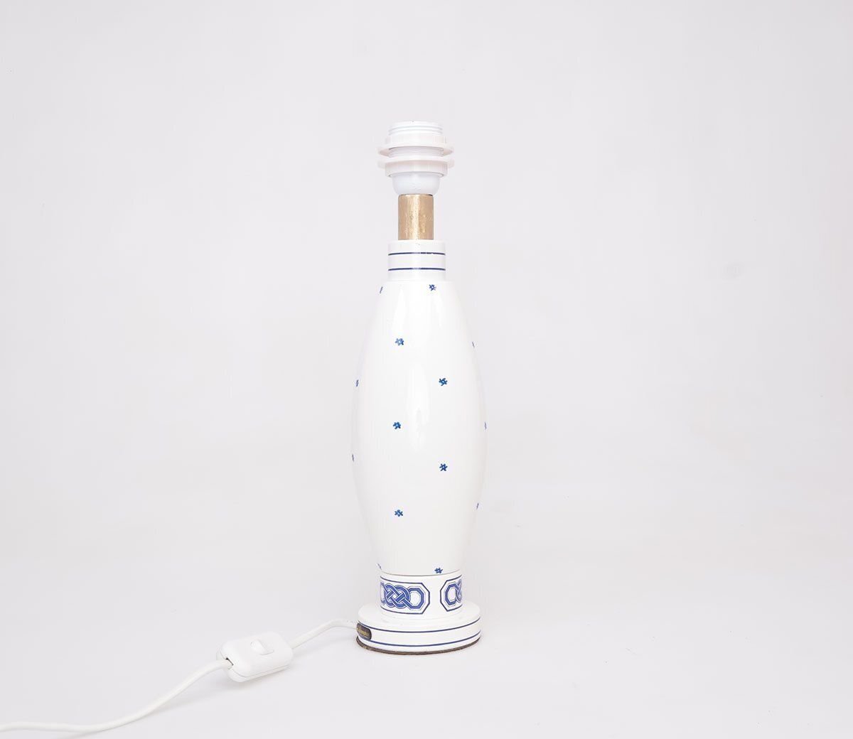 photo for sale Vintage Porcelain Table Lamps By Le Dauphin, 1970s, Set Of 2
