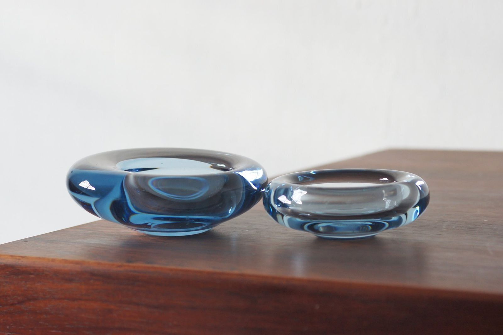 Glass Bowls By Per Lütken For Holmegaard, 1950s Set Of 2