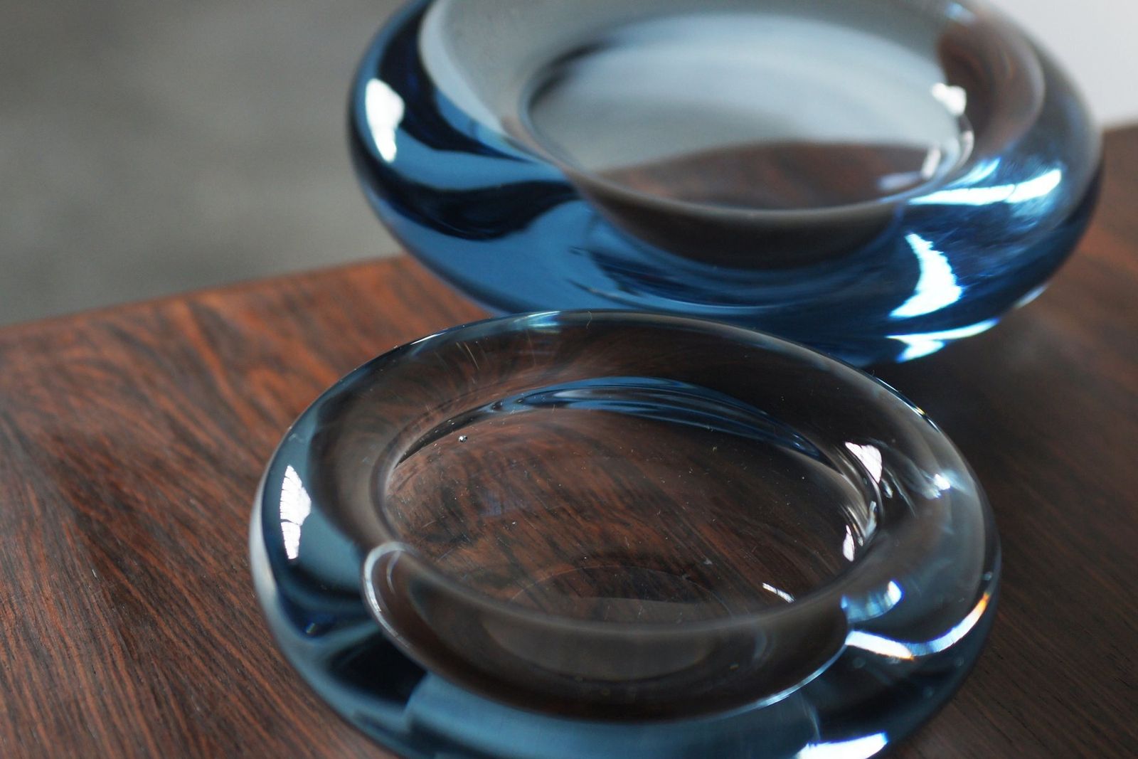 Glass Bowls By Per Lütken For Holmegaard, 1950s Set Of 2 photo 581.0