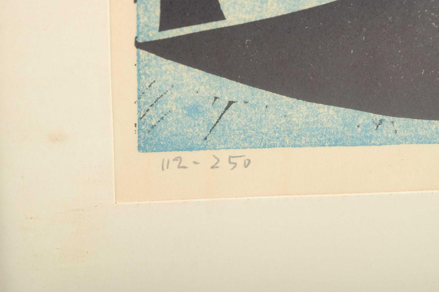åke Holm. Woodcut On Paper With Biblical Motif. Dated 1950. photo Art