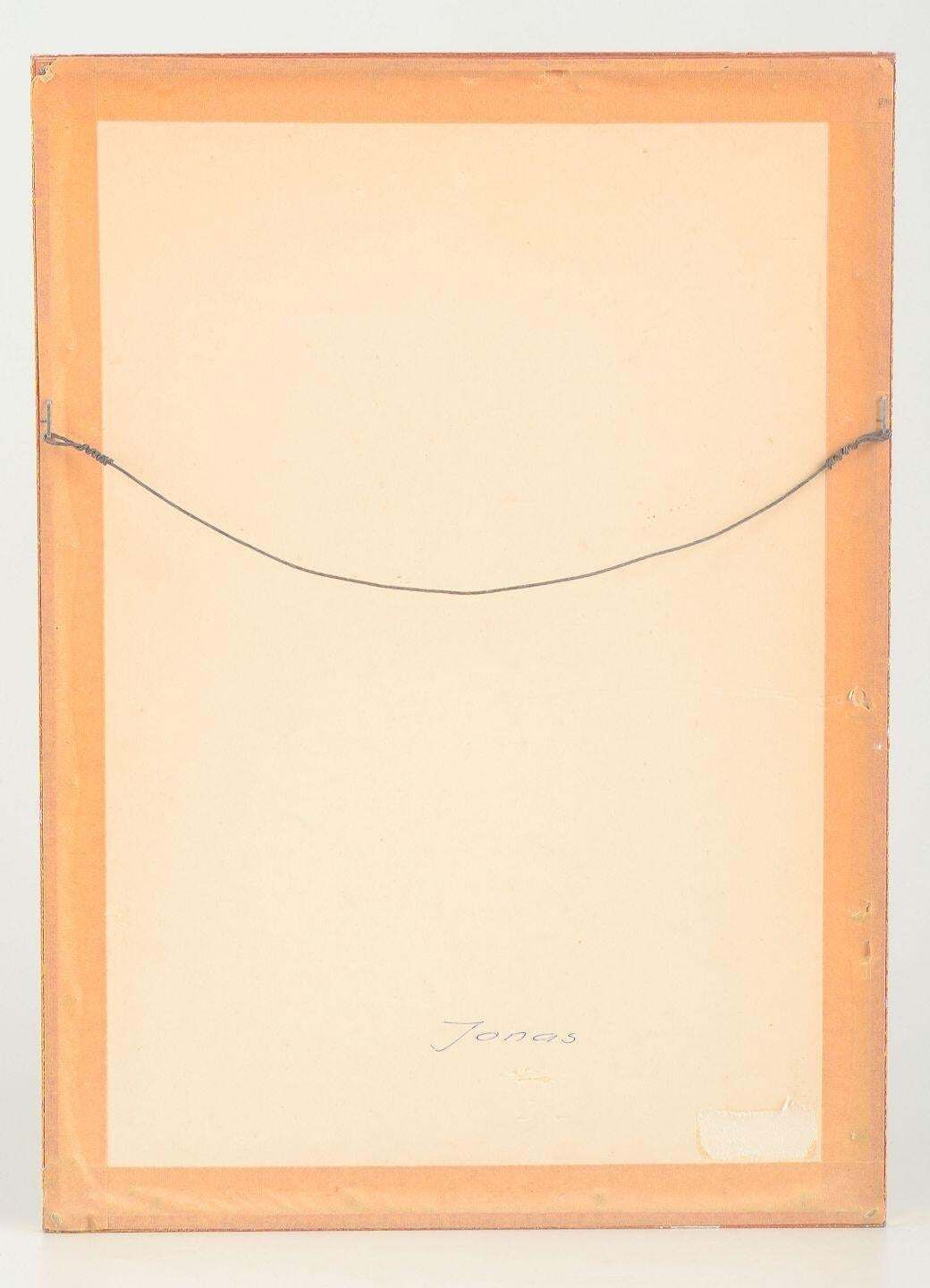 åke Holm. Woodcut On Paper. Jonah And The Whale. Mid 20th C. photo vinterior