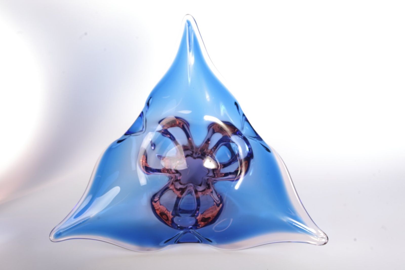 photo for sale Glass Vase And Bowl By Josef Hospodka For Sklarny Chribska, Czech, 1960s, Set Of 3
