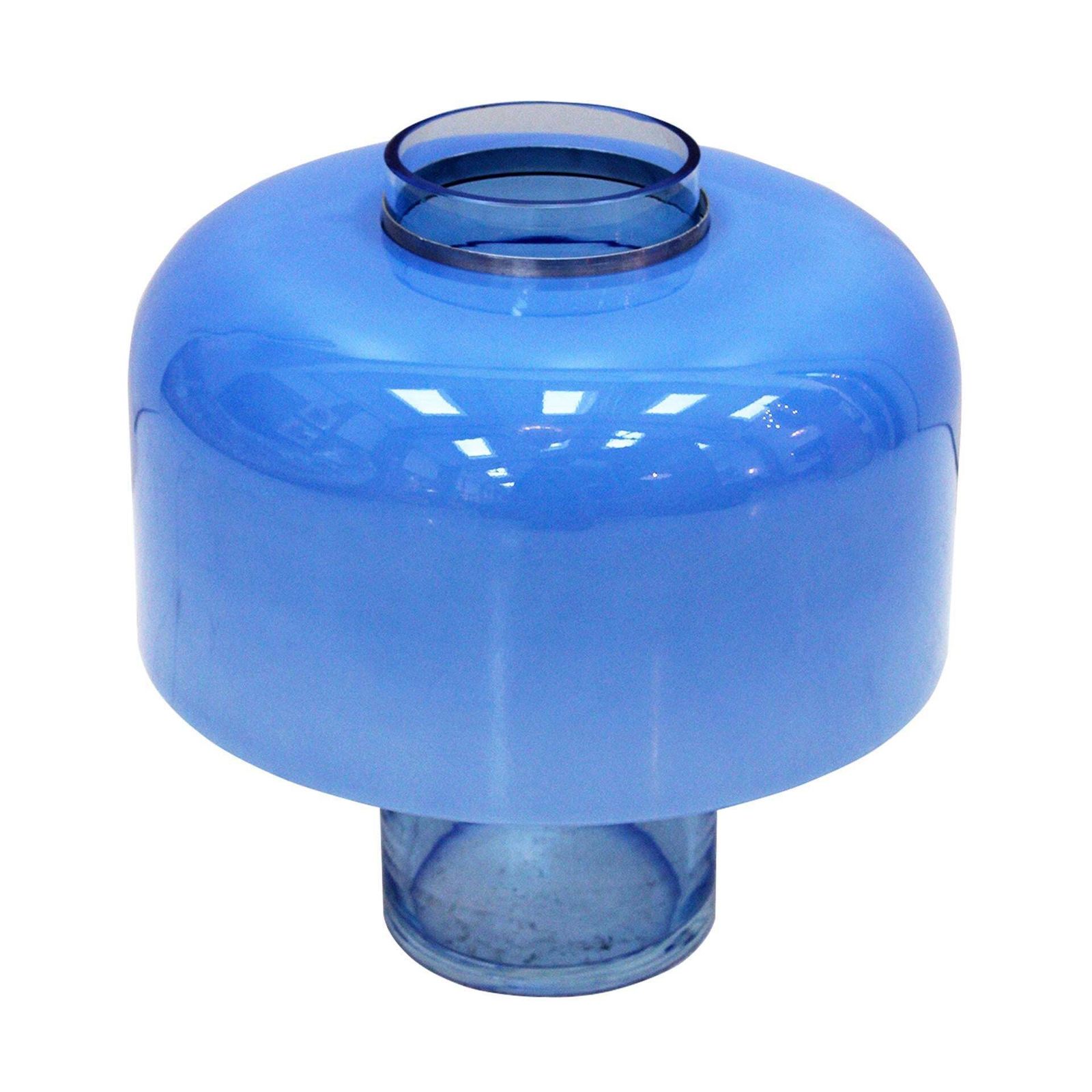 Mid Century Modern Blue Table Lamps Designed By Carlo Nason In Murano Glass photo for sale