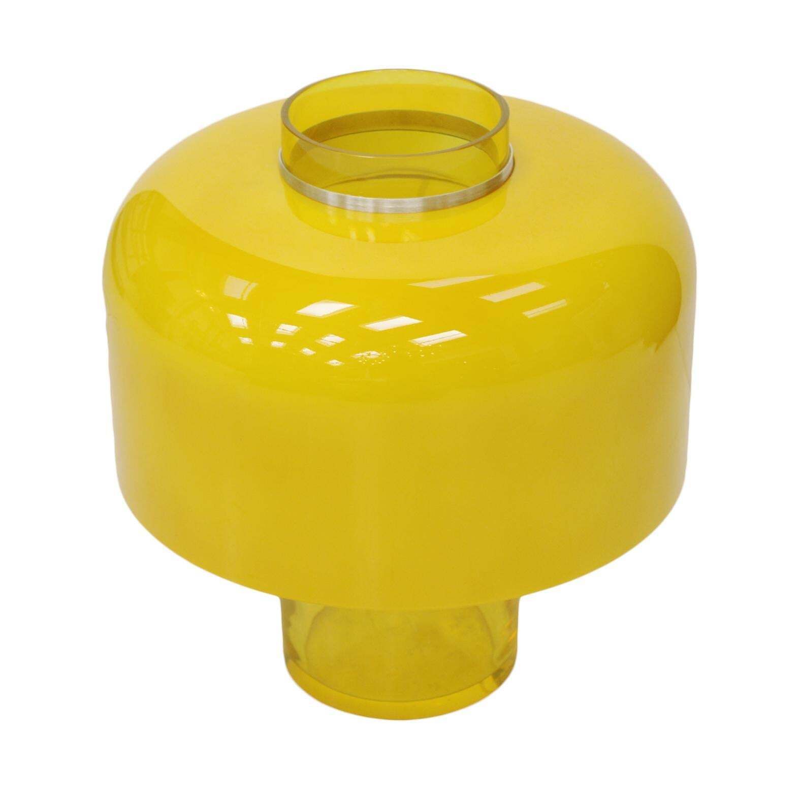 Mid Century Modern Yellow Table Lamps Designed By Carlo Nason In Murano Glass photo 6542.0