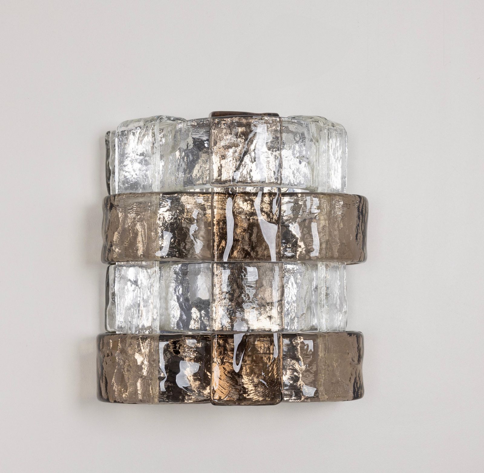 Pair Of Murano Glass Sconces Designed By Carlo Nason, Kalmar, Austria, 1970s photo for sale