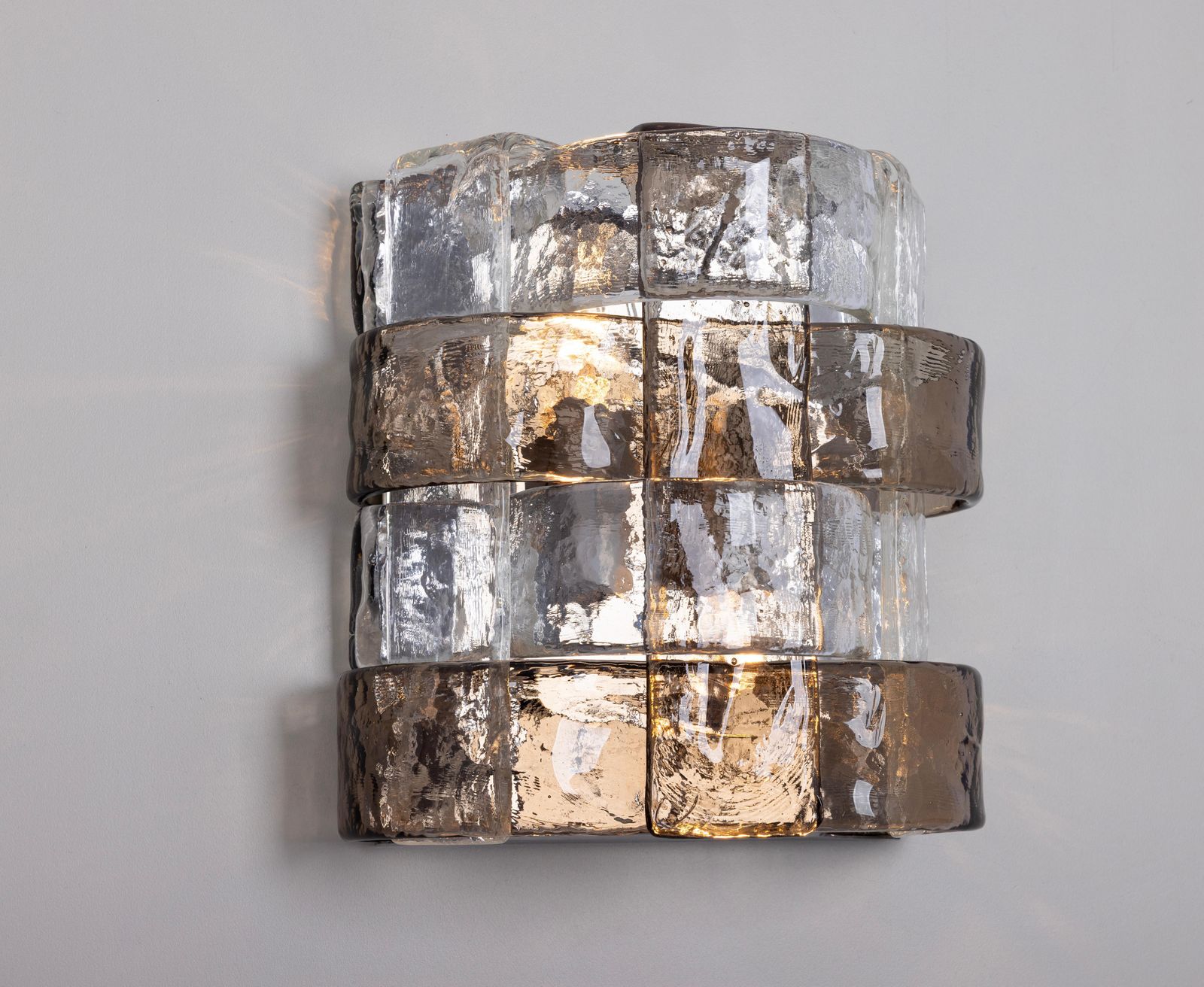 Pair Of Murano Glass Sconces Designed By Carlo Nason, Kalmar, Austria, 1970s photo vinterior