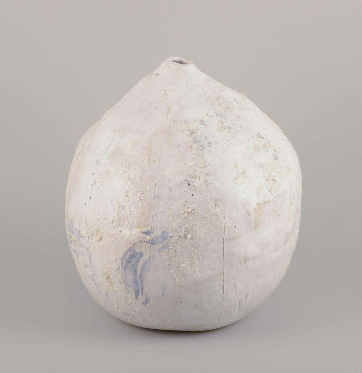Christina Muff, Contemporary Danish Ceramic Artist. Vase In Pinching Technique. photo for sale