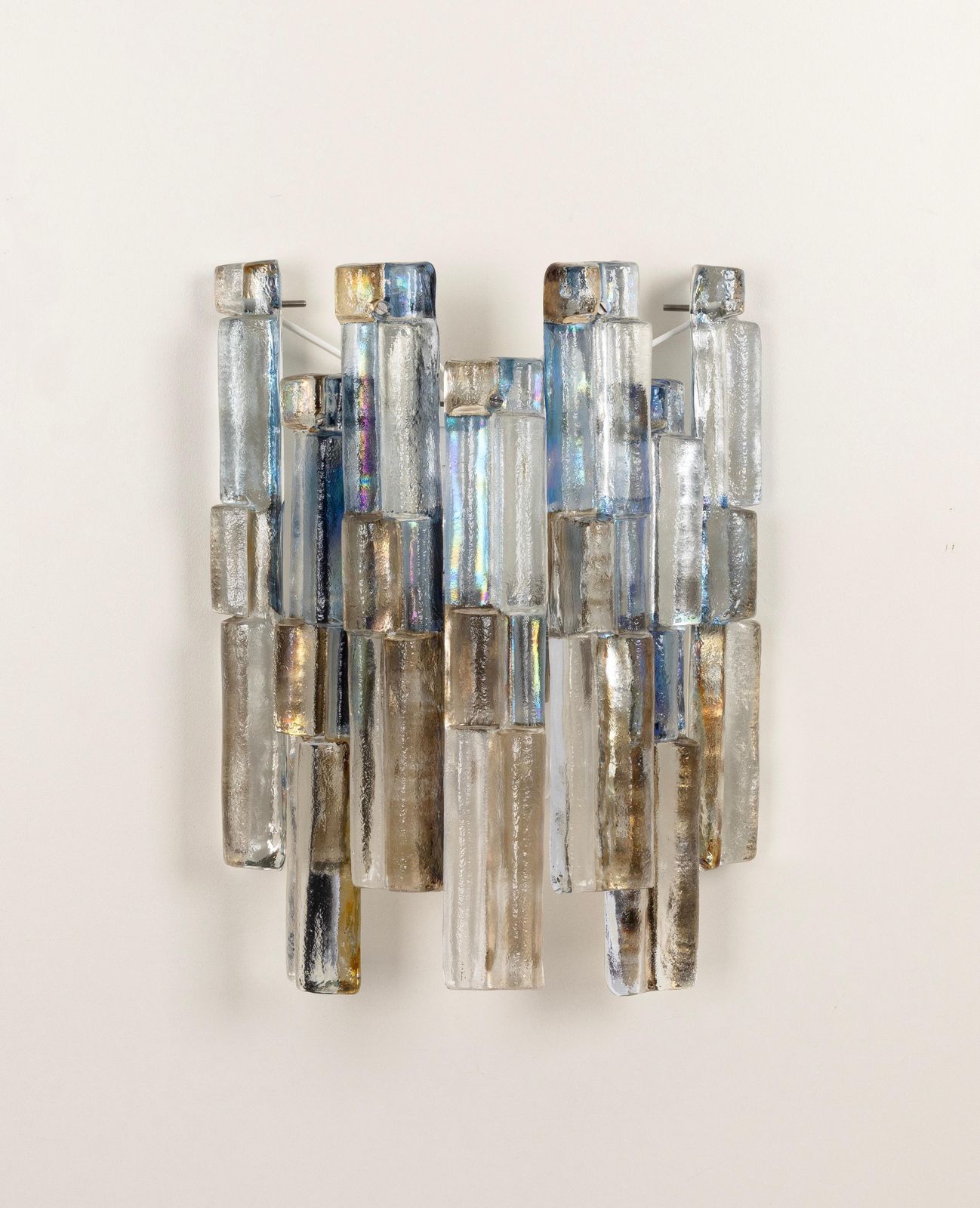 1 Of 2 Pairs Of Stunning Large Kalmar Sconces Wall Lights, Austria, 1960s photo Lighting
