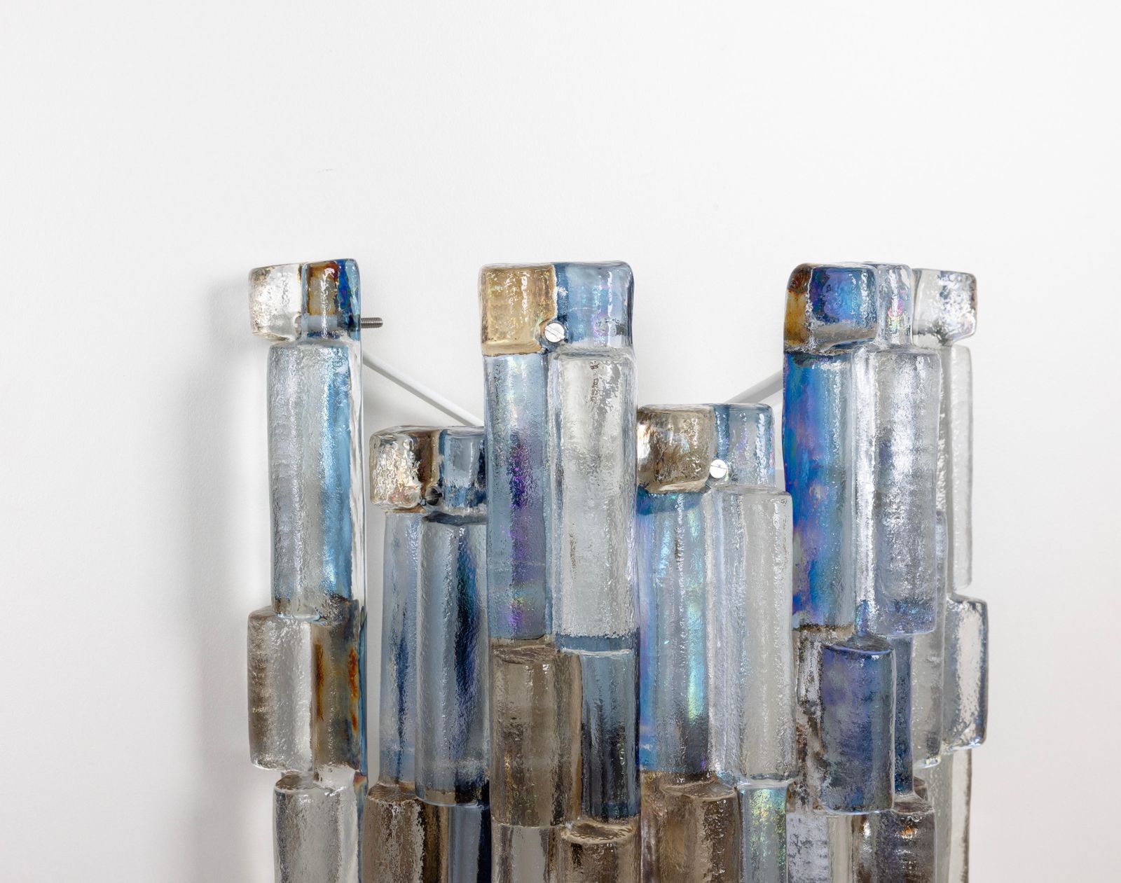 1 Of 2 Pairs Of Stunning Large Kalmar Sconces Wall Lights, Austria, 1960s photo vinterior