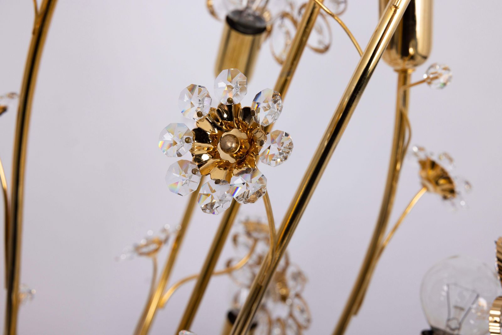4684.0 1 Of 2 Exquisite Floor Lamp By Palwa, Germany, 1960s photo