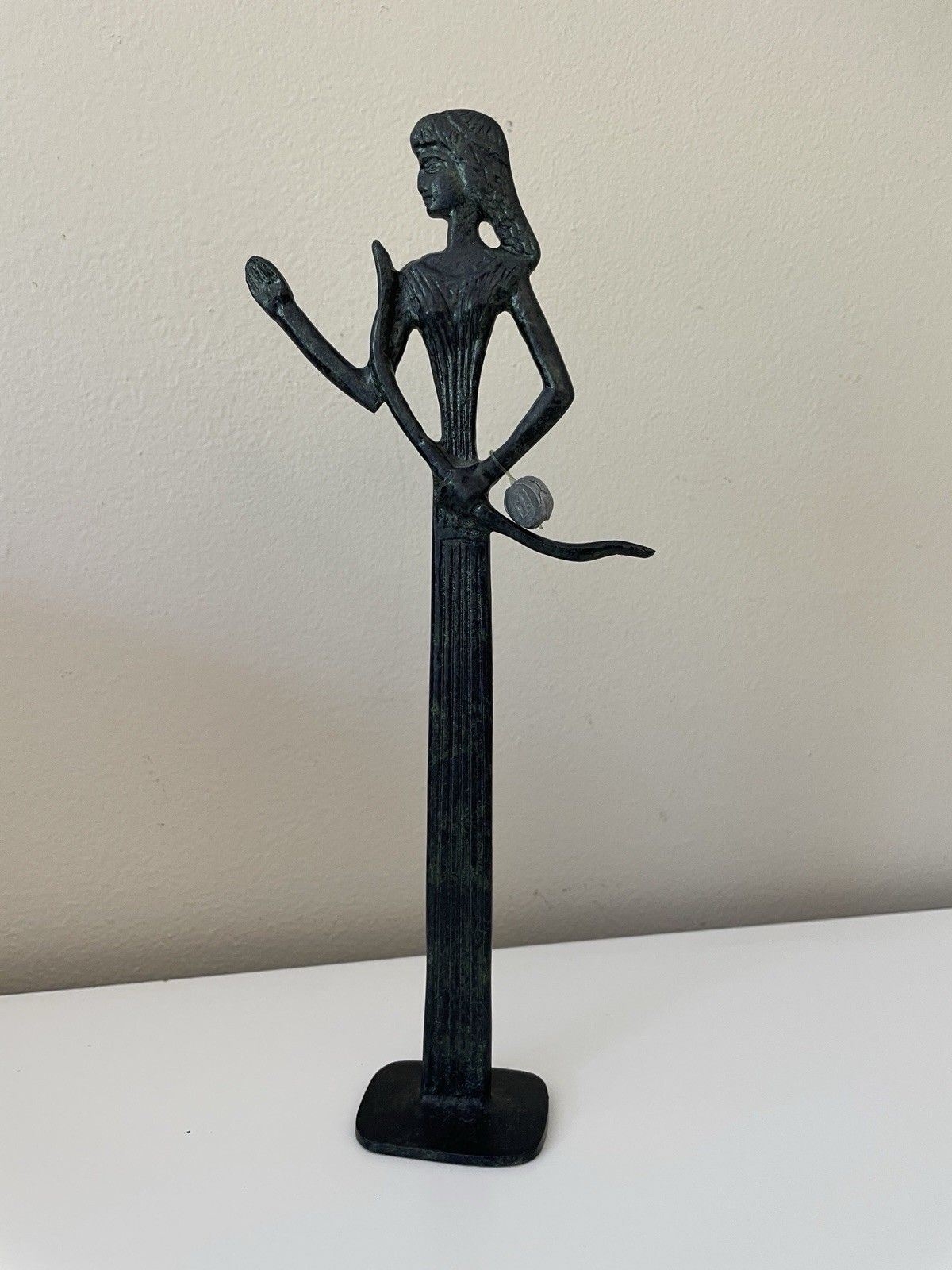 Artemis / Diana Goddess Of Hunt, Moon Sister Of Apollo Bronze Statue photo Art