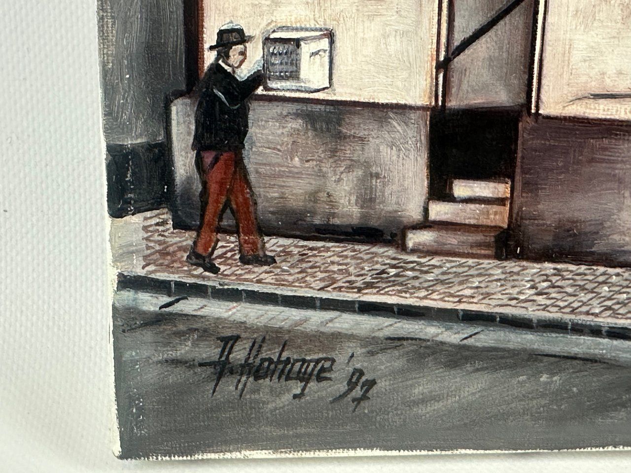 photo furniture A. Hohage, Houses, 1997, Oil On Canvas