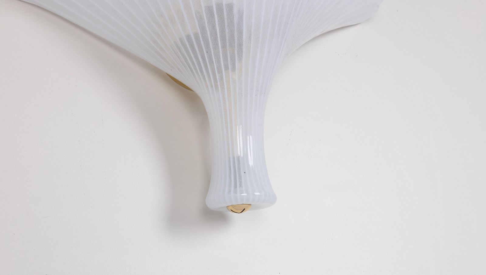 Large Murano Glass Wall Sconce By Barovier & Toso, Italy, 1970s photo for sale