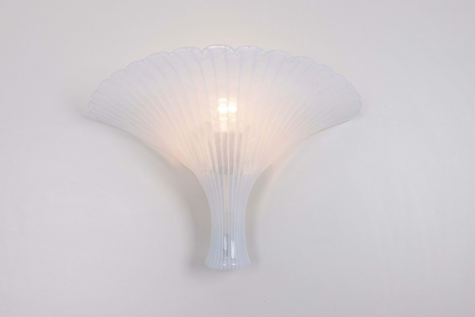 Lighting Large Murano Glass Wall Sconce By Barovier & Toso, Italy, 1970s photo