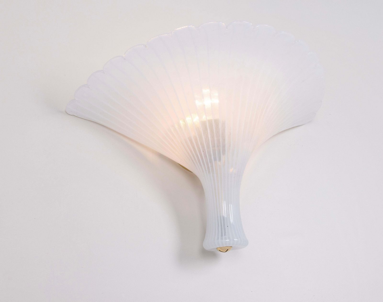 1431.0 Large Murano Glass Wall Sconce By Barovier & Toso, Italy, 1970s photo