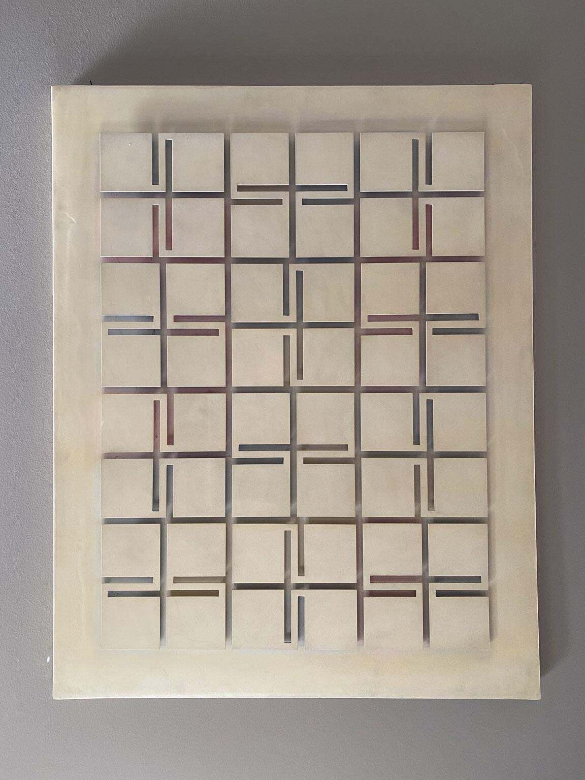 Italy 1980 Abstract White Plexiglass Artwork By Ecuadorian Estuardo Maldonado photo furniture