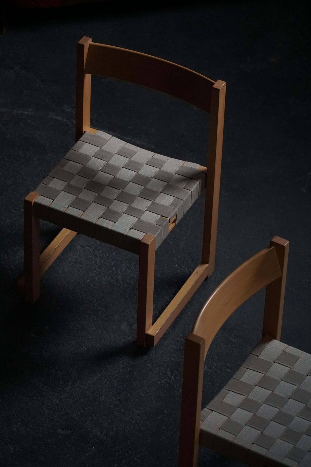 3261.0 Hans J. Wegner, ‘Koldinghus’ Chairs In Beech With Woven Seat, Set Of 6, 1988 photo