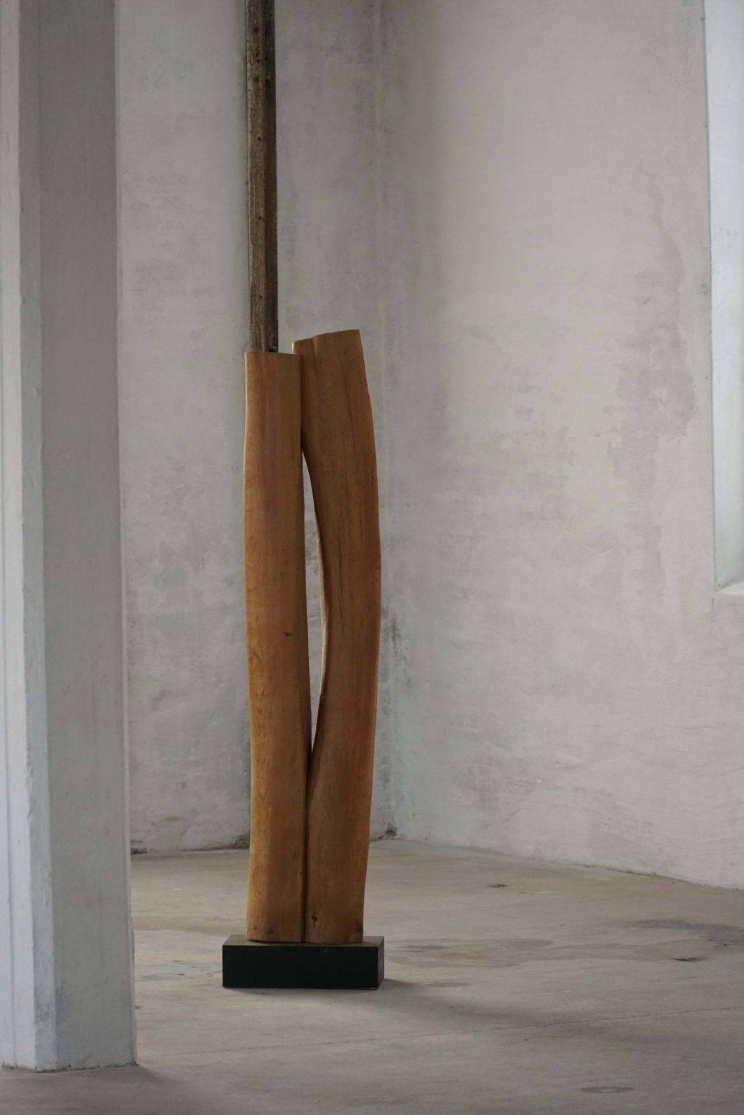Large Wooden Sculpture "Joy" By Ole Wettergren, Danish Modern, 1980s photo 2743.0