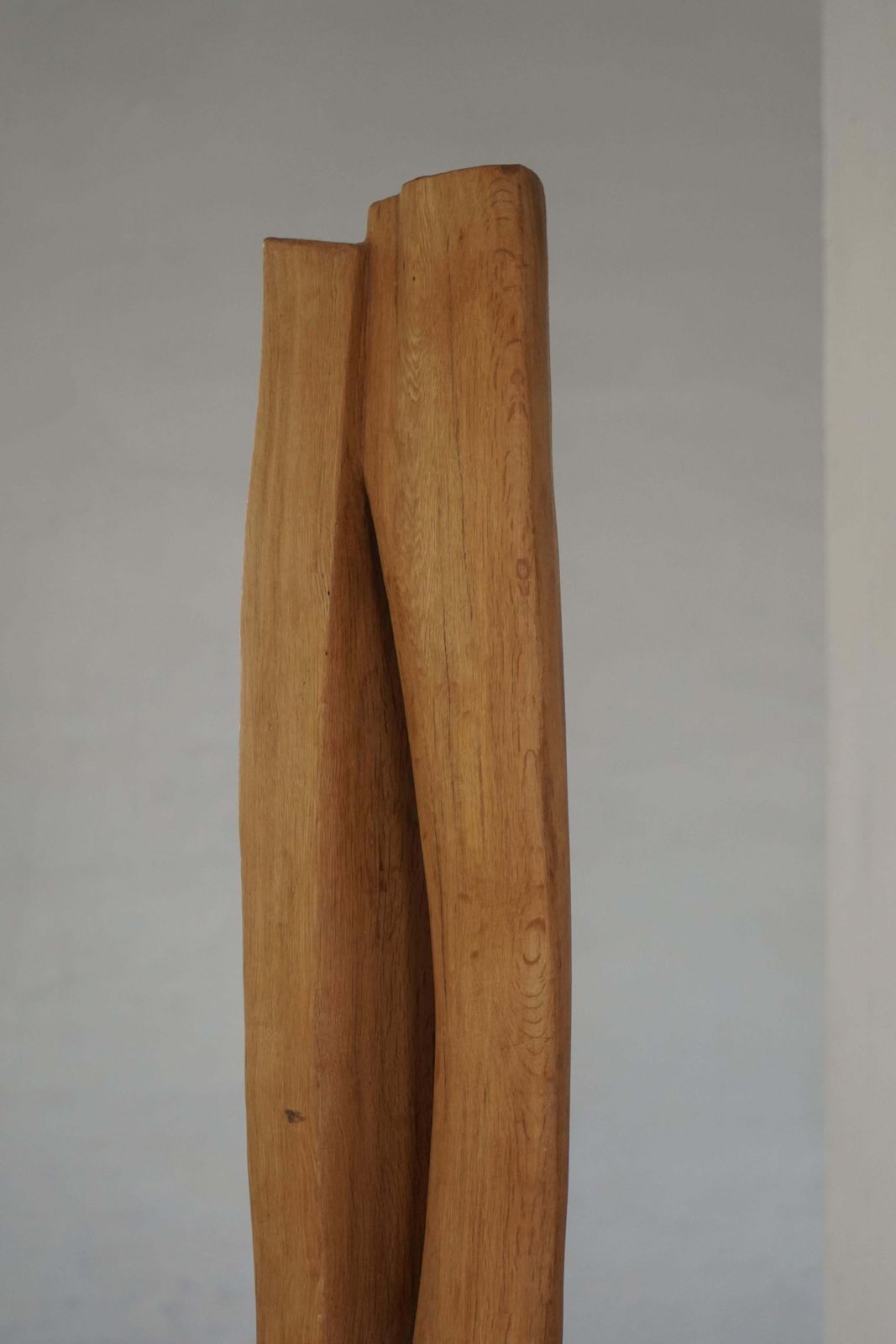 photo vinterior Large Wooden Sculpture "Joy" By Ole Wettergren, Danish Modern, 1980s