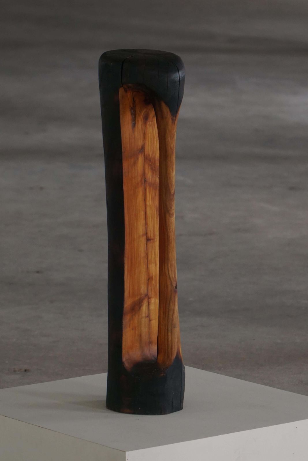 2134.0 Large Wooden Sculpture "Black Elegance" By Ole Wettergren, Denmark, 1990s photo