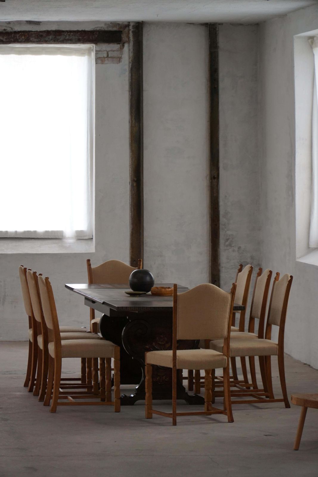 Axel Einar Hjorth, Dining Table In Birch, Swedish Grace, Bodafors, 1930s photo buy