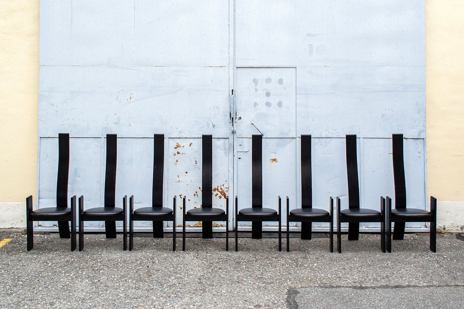 Golem Chairs By Vico Magistretti For Poggi, 1969, Set Of 8