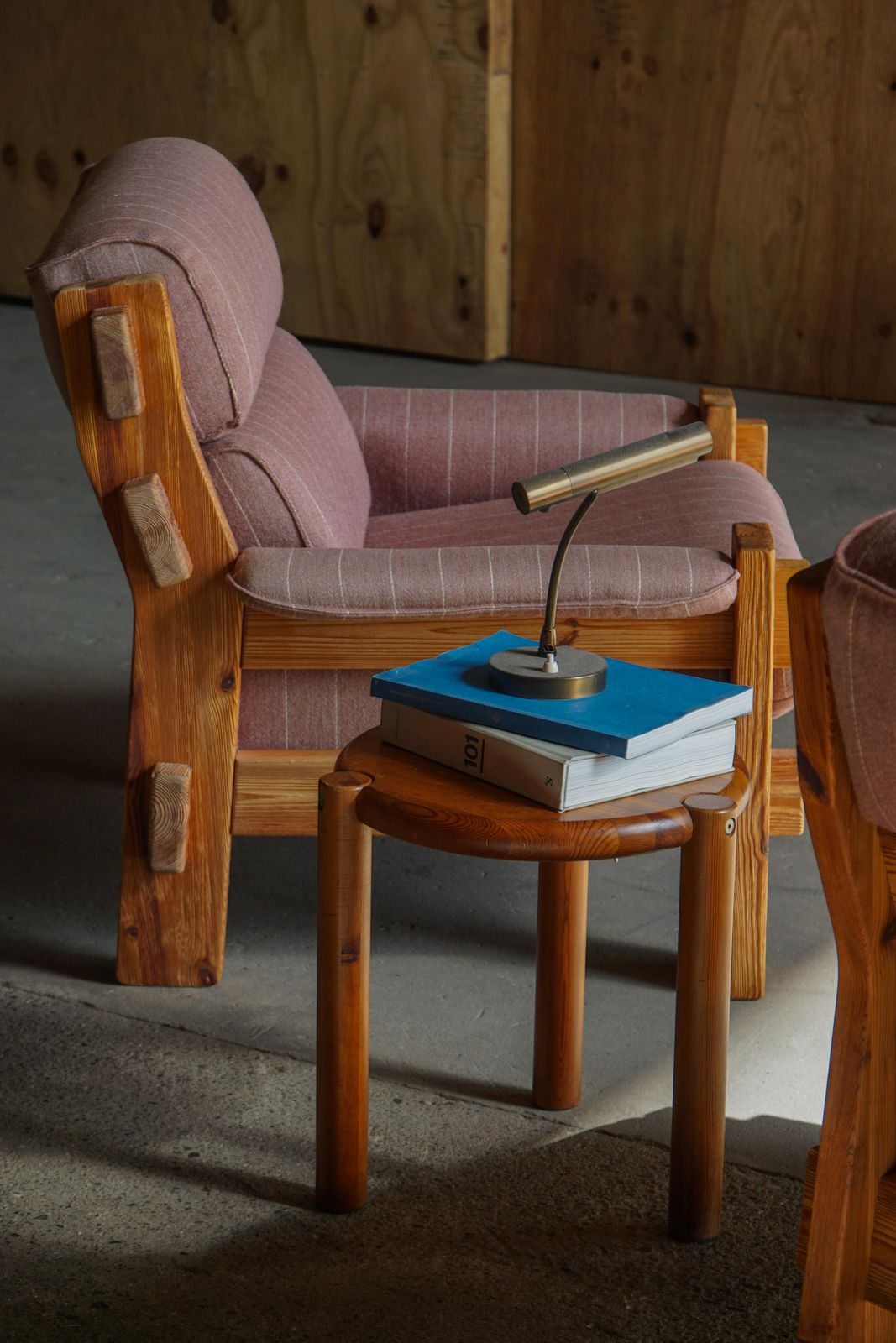 20th Century, Scandinavian Modern Tripod Stool With Circular Seat, 1970s photo furniture