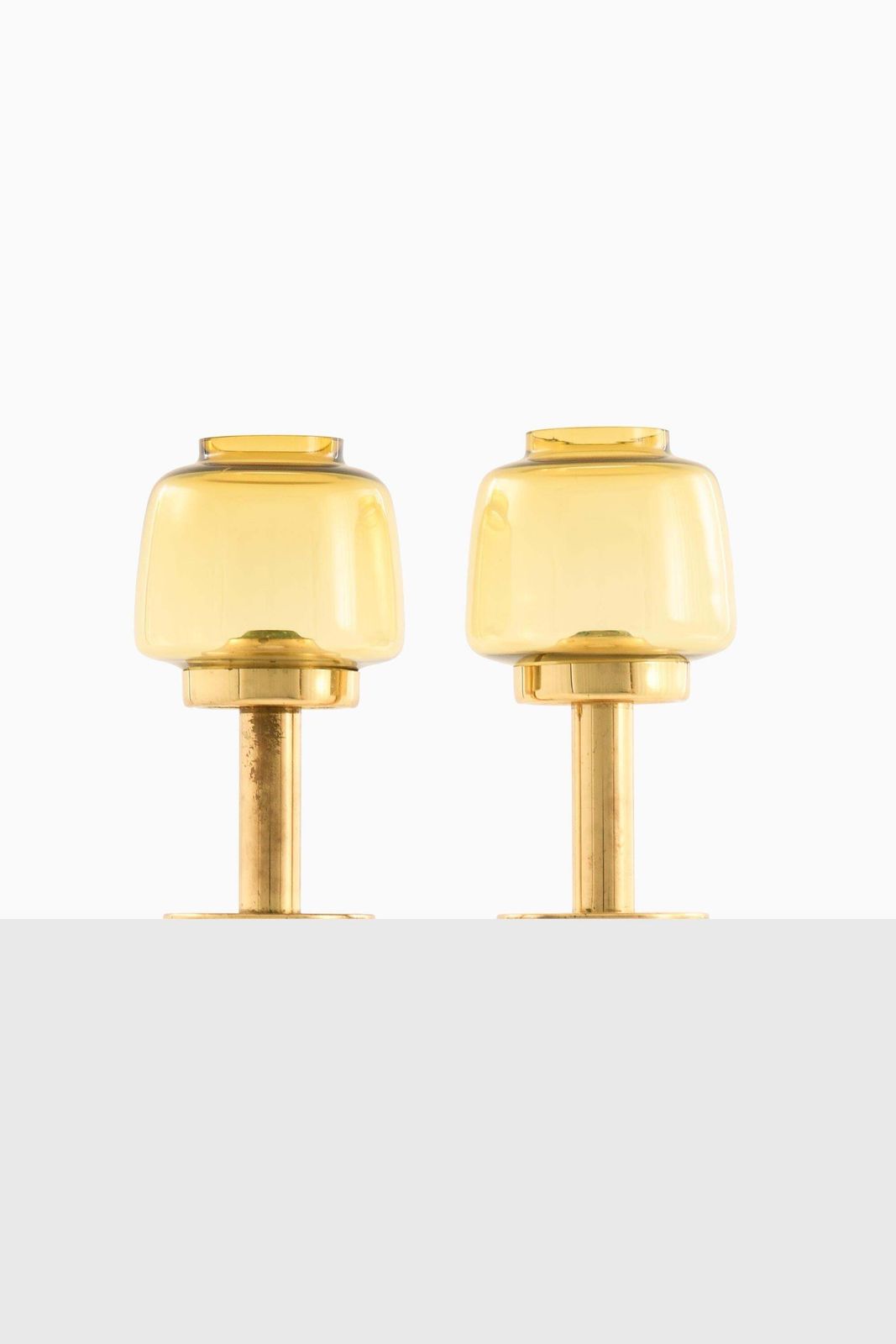 Pair Of Rare Candlesticks, Model L 184 By Hans Agne Jakobsson, 1950s photo furniture