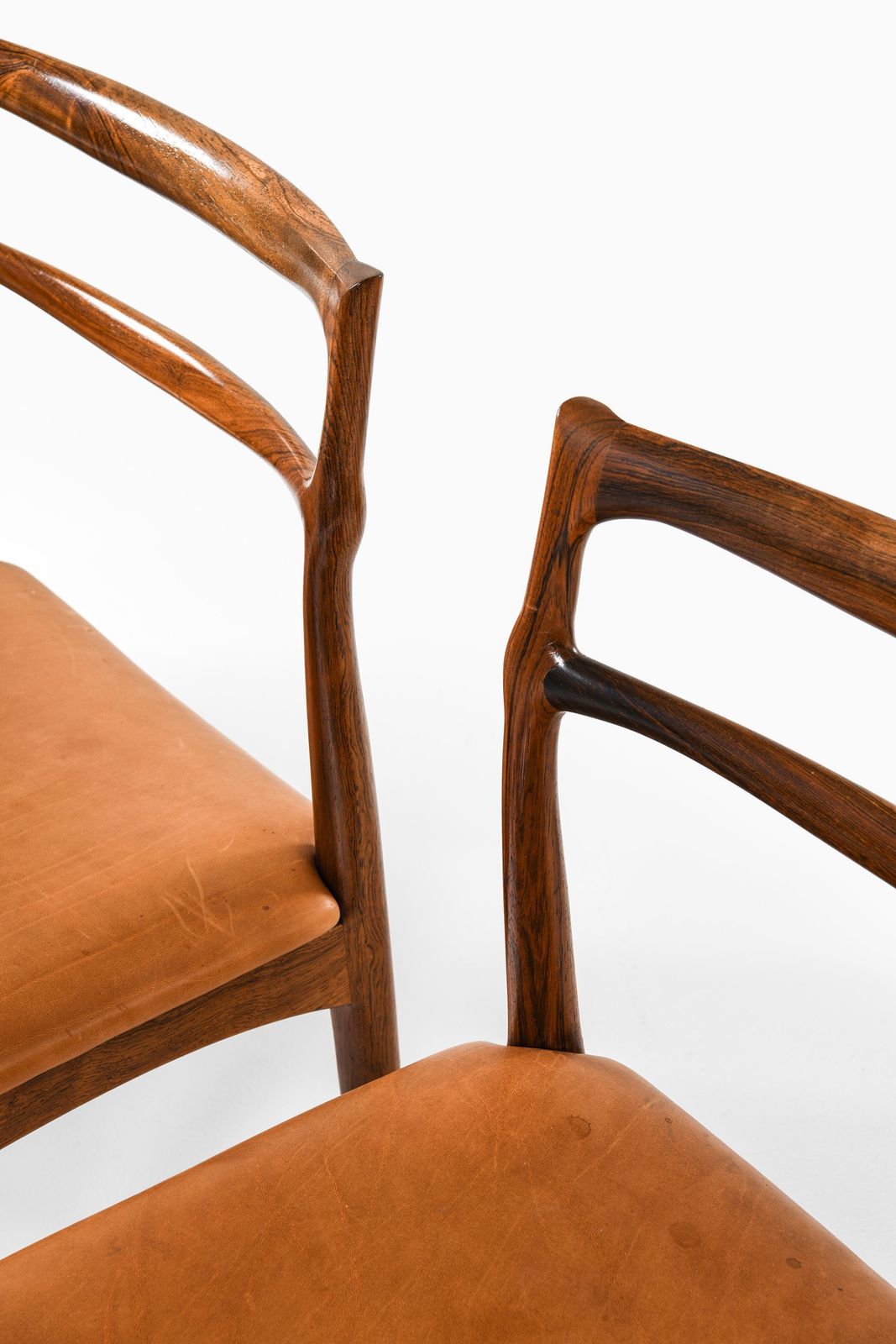 Set Of Six Dining Chairs By Johannes Andersen, 1960s photo Furniture