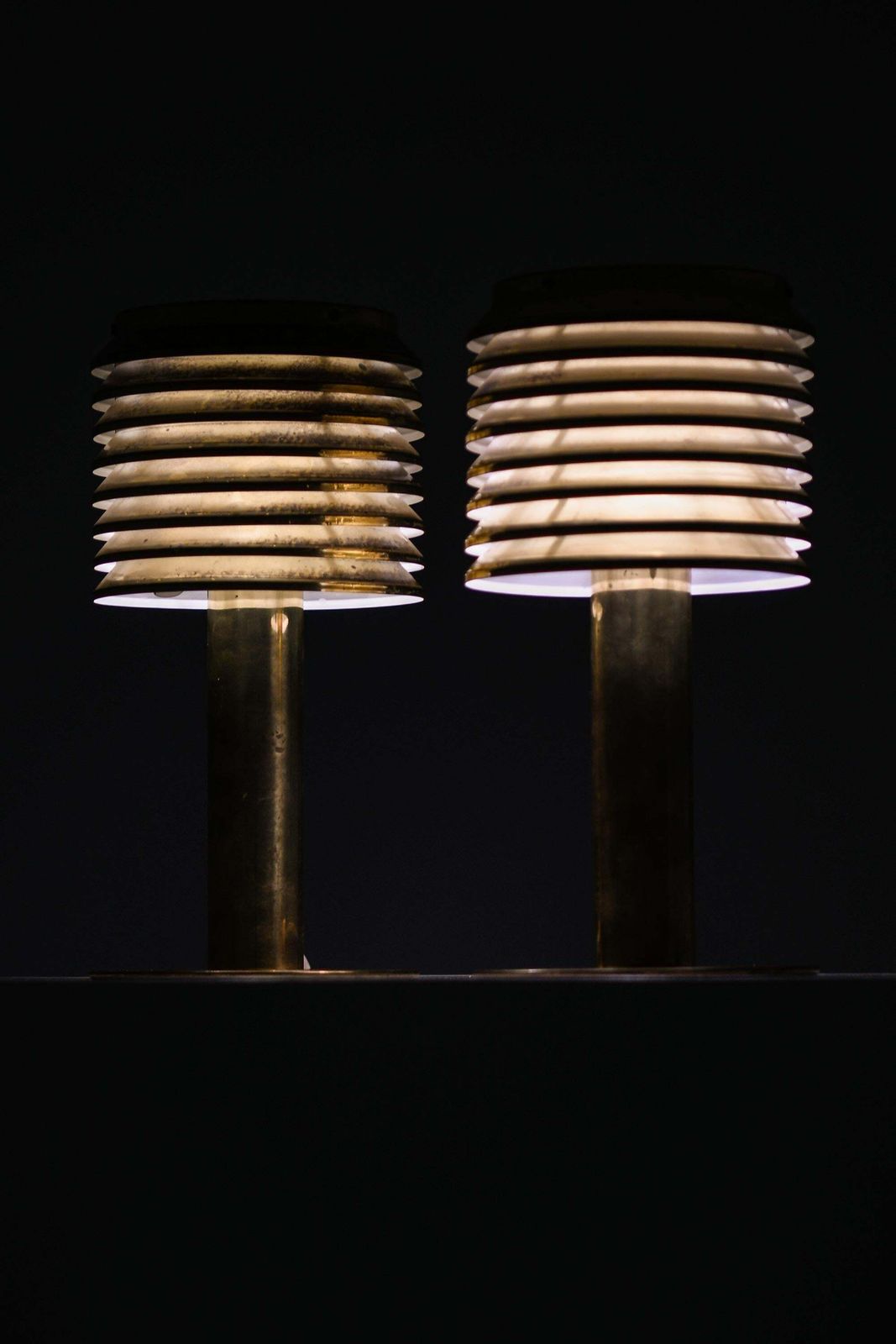 Pair Of Rare Table Lamps, Model B 142 By Hans Agne Jakobsson, 1950s photo vinterior