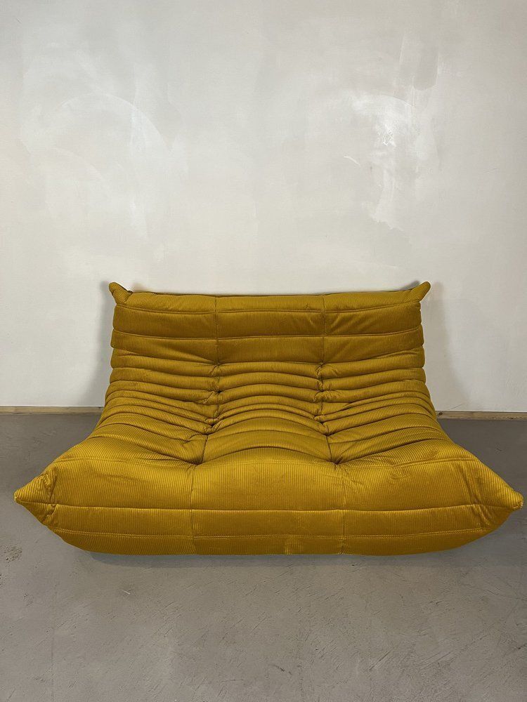 Goldenrod Togo Living Room Set By Michel Ducaroy For Ligne Roset, Set Of 5 photo vinterior