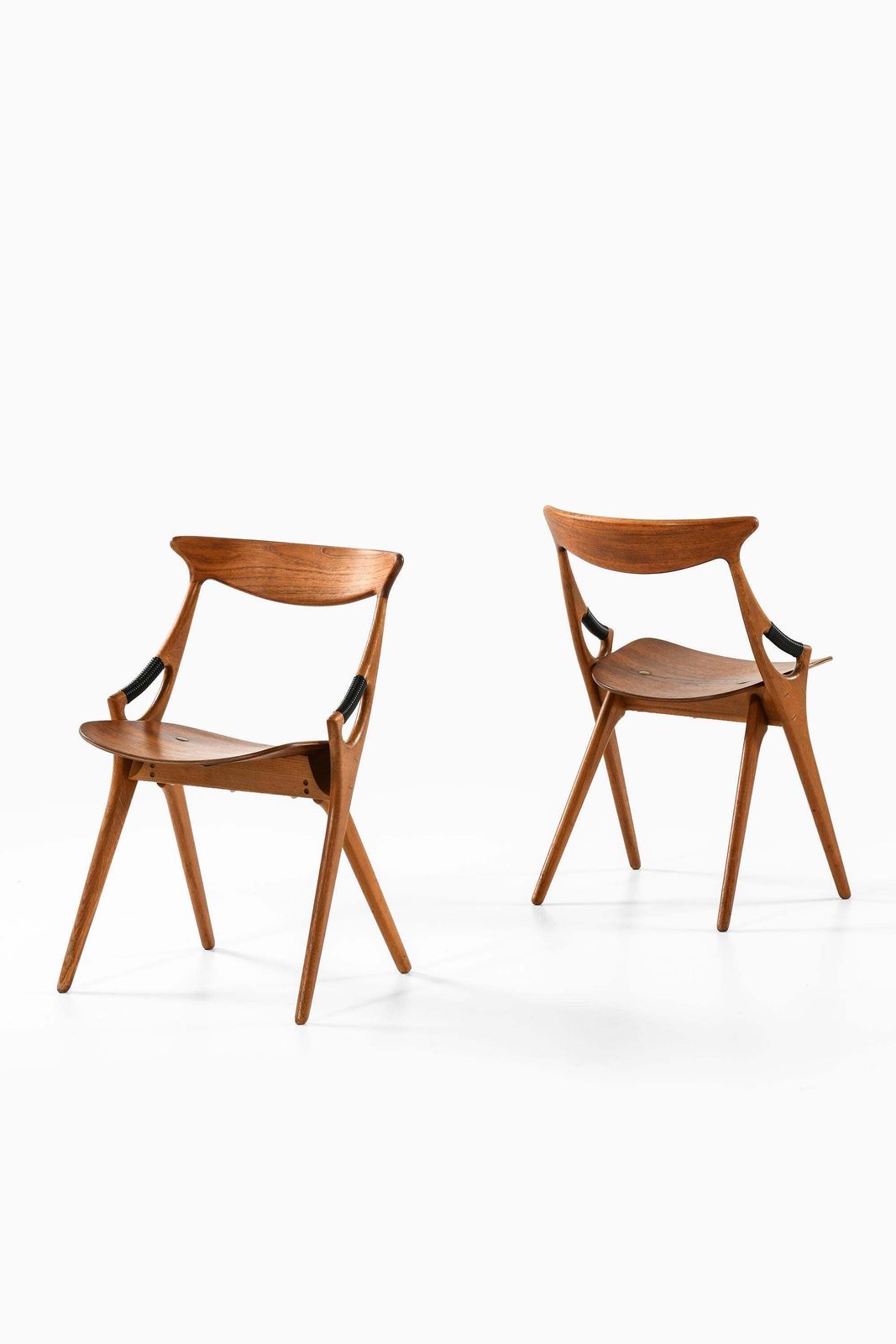 Set Of Six Dining Chairs, Model 210, By Arne Hovmand Olsen, 1957 photo buy