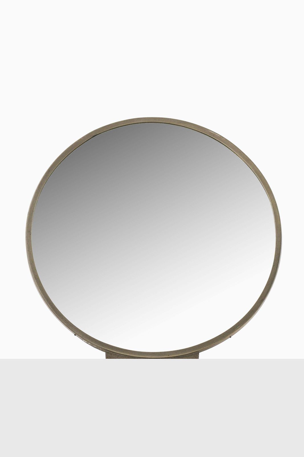 Table Mirror In Pewter And Wood By Nils Fougstedt, 1931 photo furniture