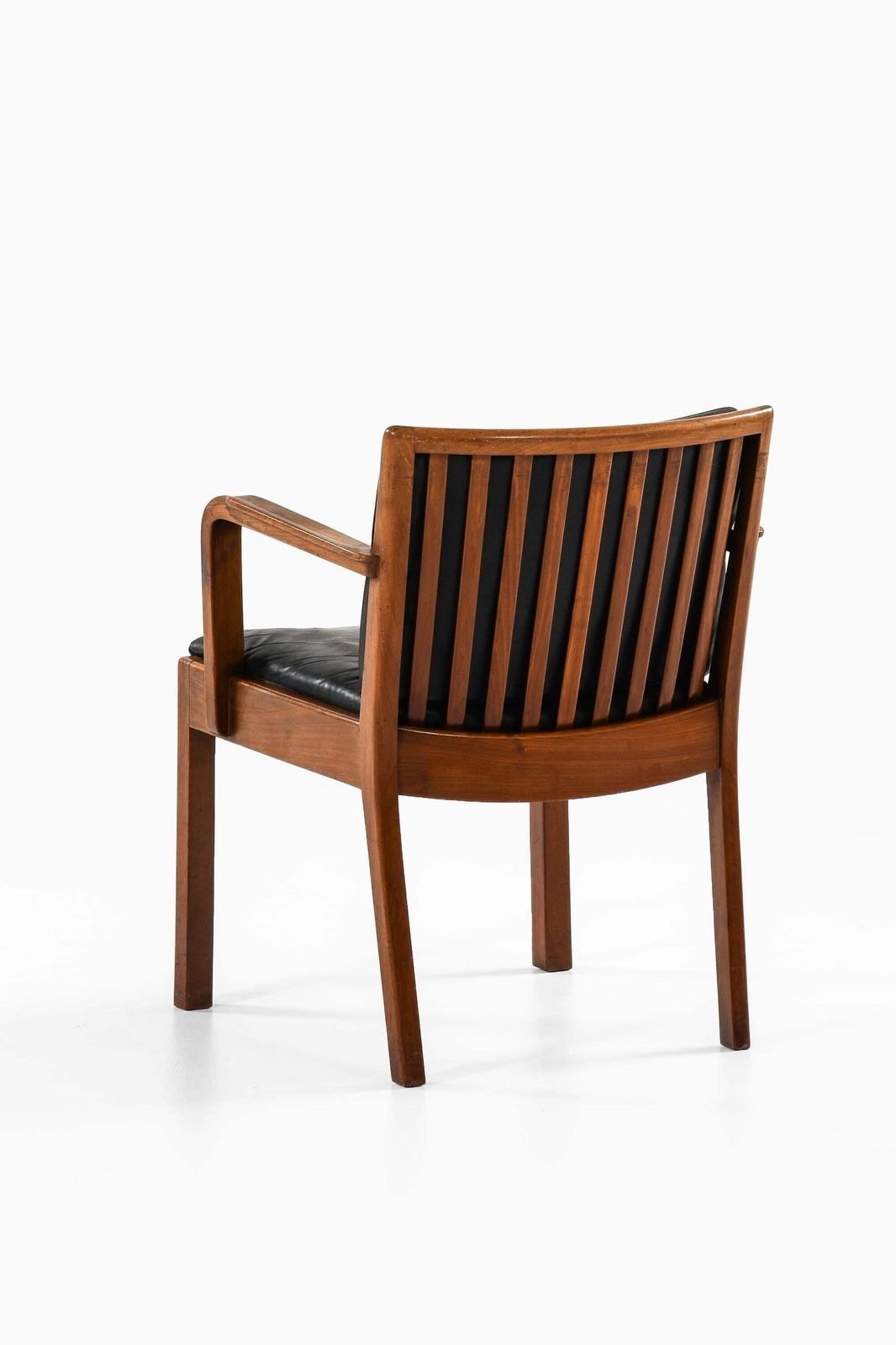 Armchair In Mahogany And Leather By Tove & Edvard Kindt Larsen, 1930s photo vinterior